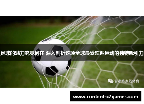 足球的魅力究竟何在 深入剖析这项全球最受欢迎运动的独特吸引力