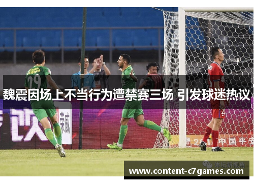 魏震因场上不当行为遭禁赛三场 引发球迷热议